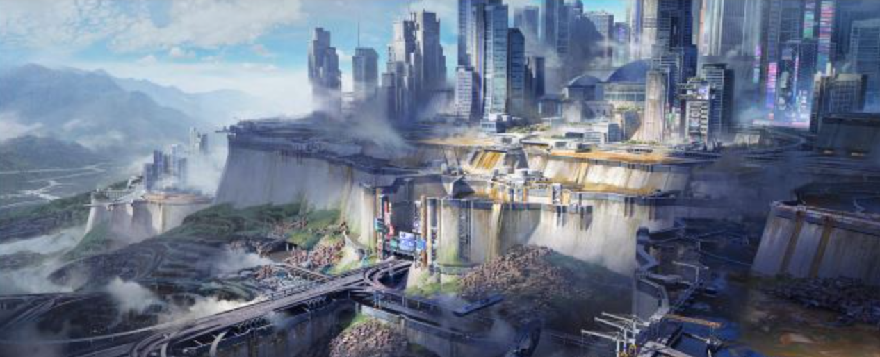 B051 Blender无需建模制作科幻城市场景教程 中英文字幕-123云盘设计资源工坊
